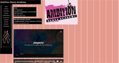 Desktop Screenshot of ambitiondanceacademy.com